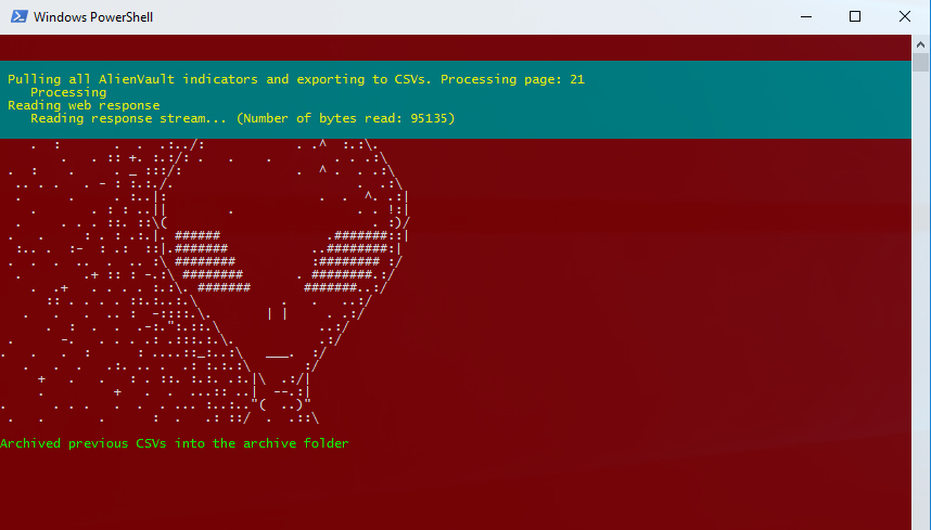 AlienVault OTX(Online Threat Exchange) - Powershell IoC Collector